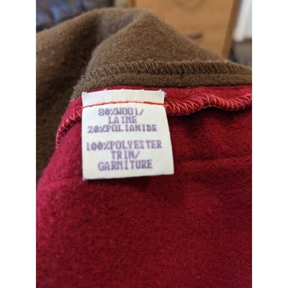 Vintage Wool Blend Womens L Vest Suttles Seawinds Vicki Lynn Bardon Red Canada - Picture 7 of 8